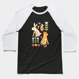 A Mad Tea Party Baseball T-Shirt